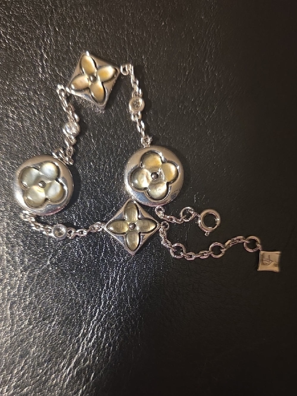 Louis Vuitton white Gold Bracelet